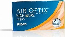 Air Optix Night and Day Aqua (6 šošoviek) dioptrie: +4,25, zakrivenie: 8,60