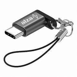 AlzaPower Keychain USB-C - Micro USB