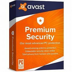 Avast Premium Security pre 1 počítač na 12 mesiacov (elektronická licencia)