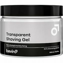 BEVIRO Transparent Shaving Gel 500 ml