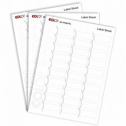 COLOP e-mark® label sheets 48 × 18 mm, 10× A4 (30× labels na archu)