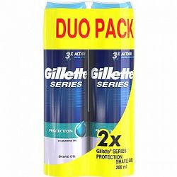 GILLETTE Series Gel Extra Protection 2× 200 ml