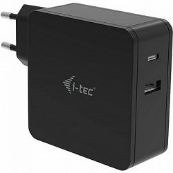 I-TEC USB-C Charger 60W + USB-A Port 12W