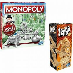 Monopoly nové CZ + Jenga