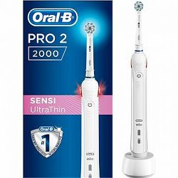 Oral-B Pro 2 Sensi Ultra Thin White Handle