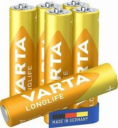 VARTA alkalická batéria Longlife AA 4 + 2 ks