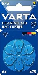 VARTA batérie do naslúchadiel VARTA Hearing Aid Battery 675 6 ks