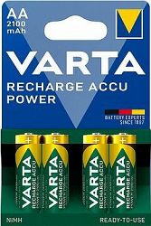 VARTA nabíjateľná batéria Recharge Accu Power AA 2100 mAh R2U 4 ks