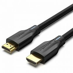 Vention Cotton Braided 8K HDMI 2.1 Cable 0,5 m Black