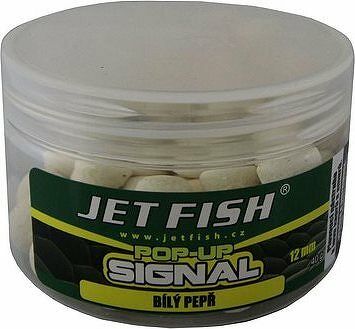 Jet Fish Pop-Up Signal Biele korenie 12 mm 40 g