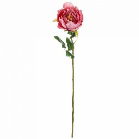Umelá kvetina Pivonka ružová, 11 x 70 x 11 cm